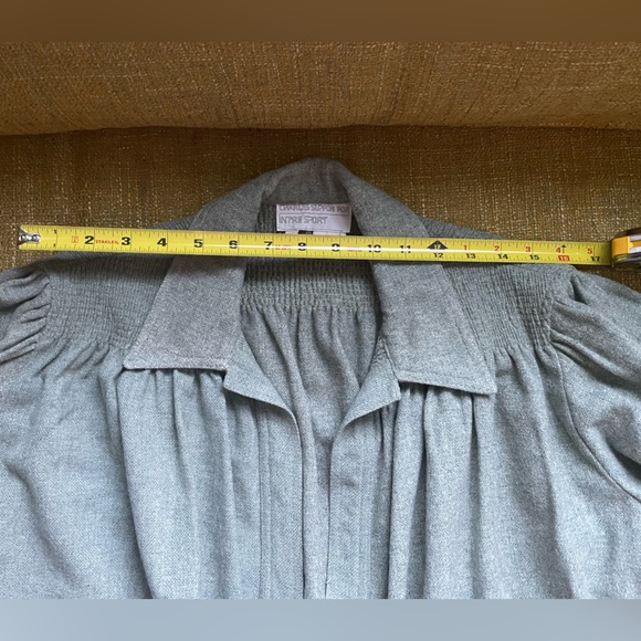 Vintage green wool swing jacket - Picture 7 of 9